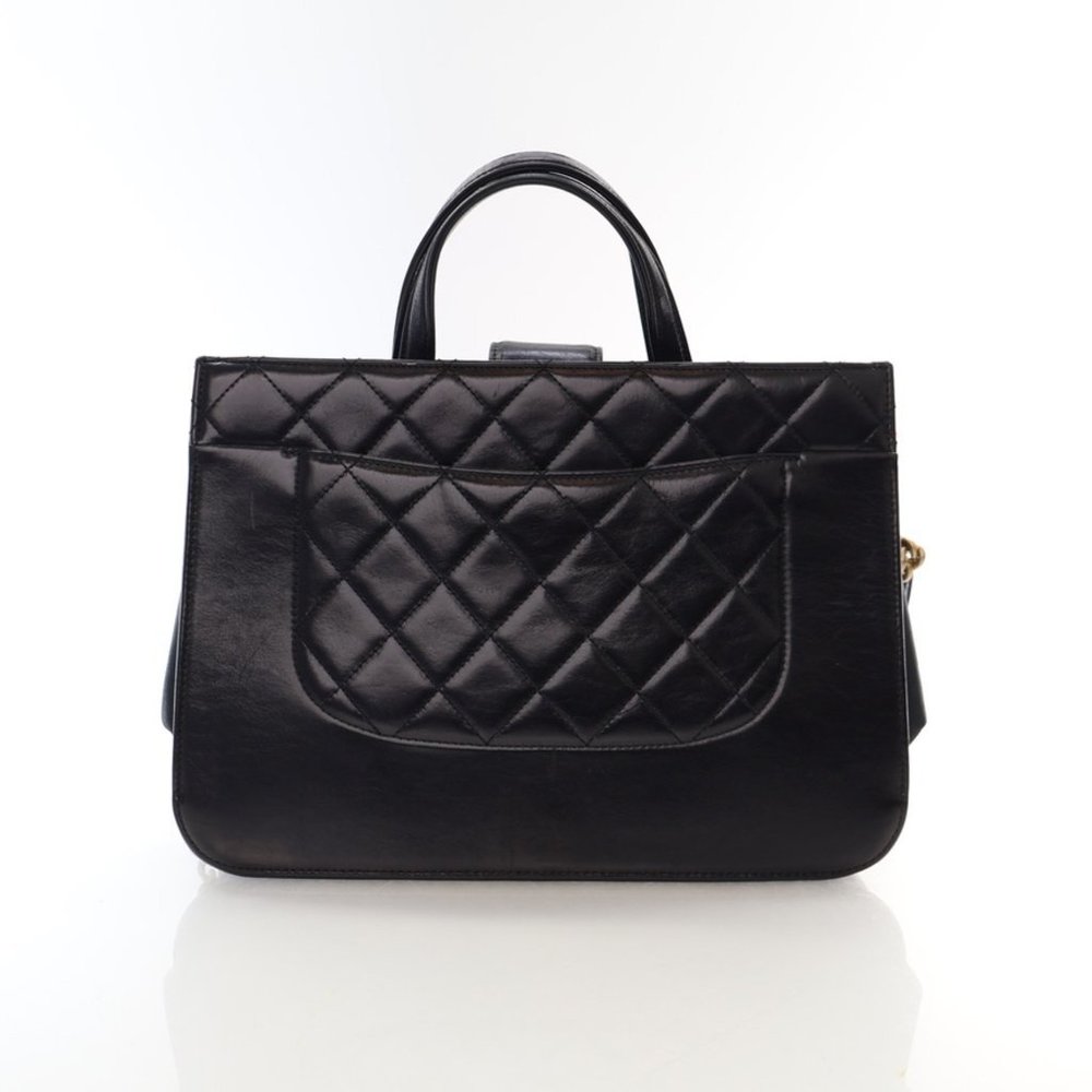 Chanel Black Calfskin Tote Bag - Picture 11 of 14